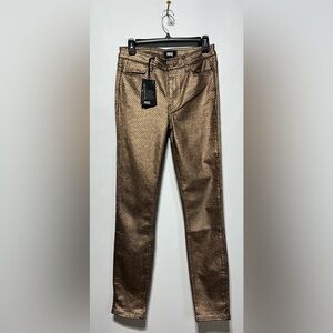 PAIGE Women’s Hoxtron Ultra Skinny Luxe Coating Pants Size 28 Inseam‎ 30” NWT